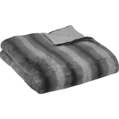 Plaid "Grizzli" fausse fourrure*ATMOSPHERA Discount