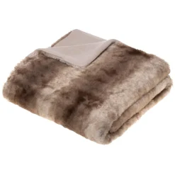 Plaid "Grizzli" fausse fourrure*ATMOSPHERA Outlet