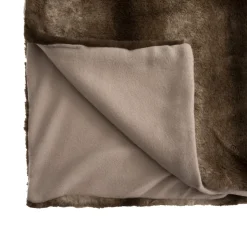 Plaid "Grizzli" fausse fourrure*ATMOSPHERA Clearance