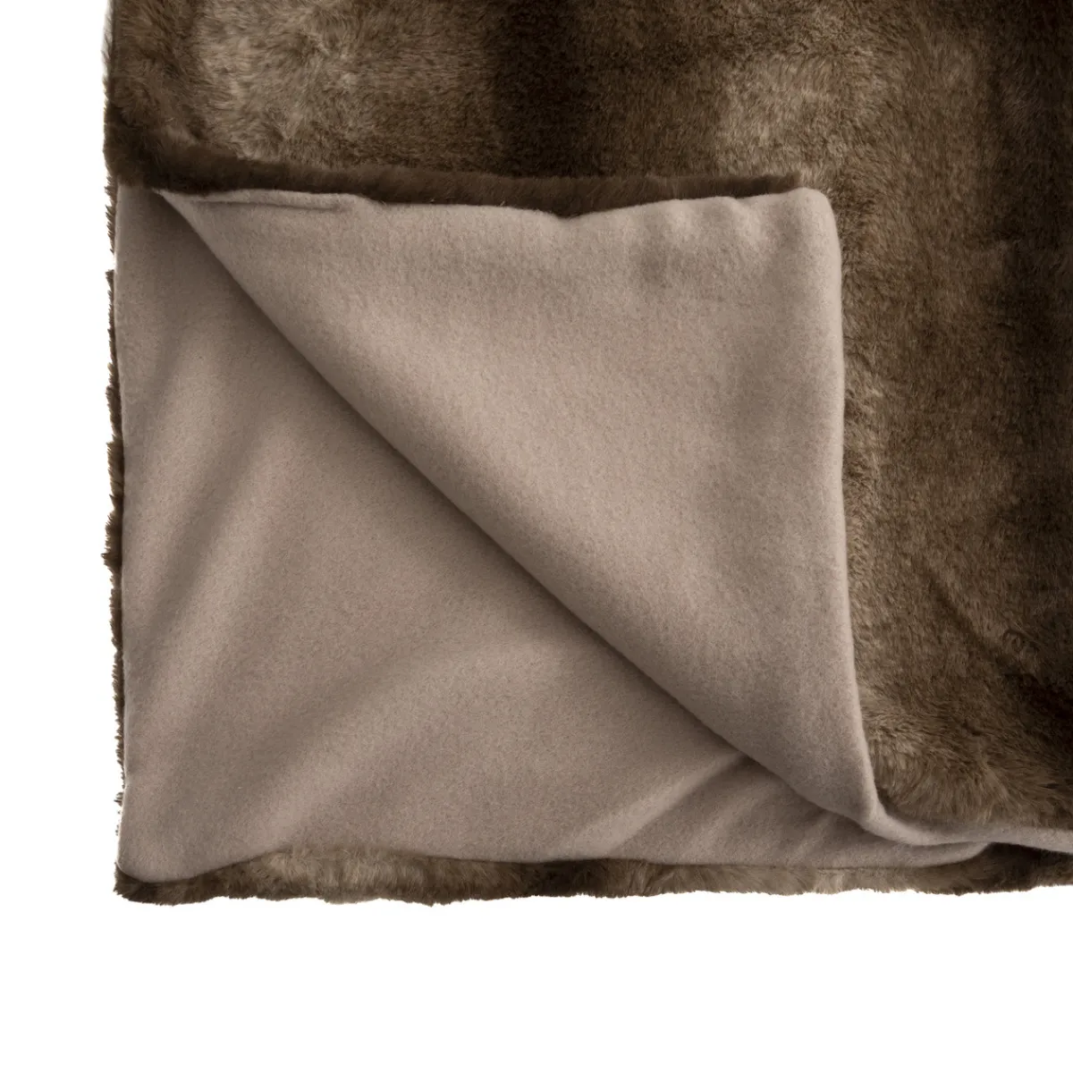 Plaid "Grizzli" fausse fourrure*ATMOSPHERA Clearance