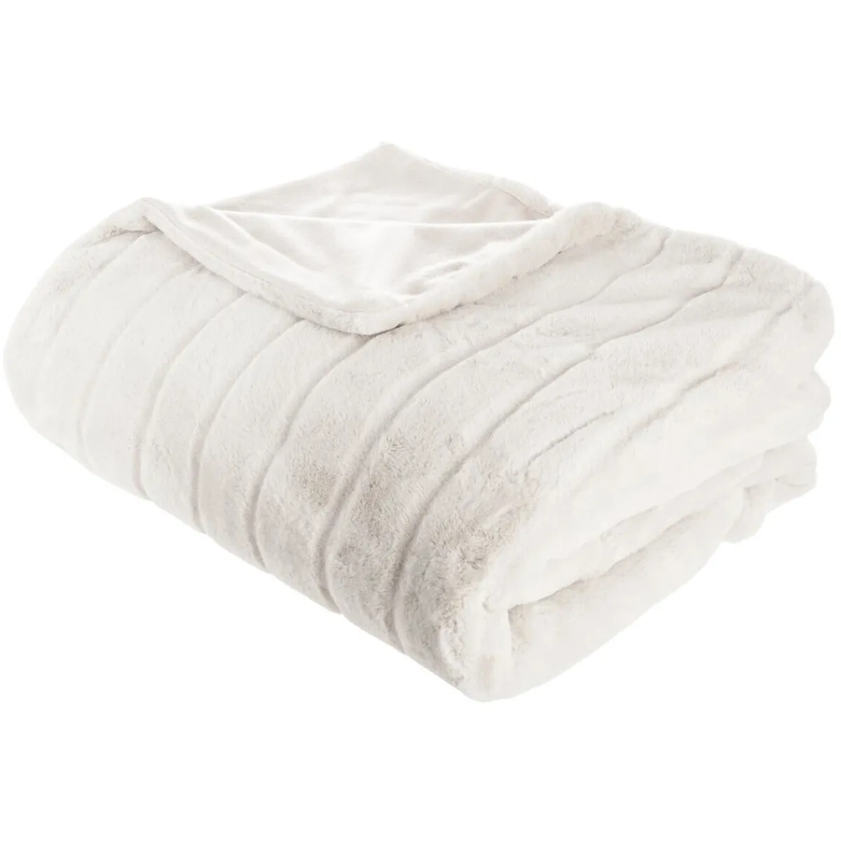 Plaid "Manoir" fausse fourrure*ATMOSPHERA Sale