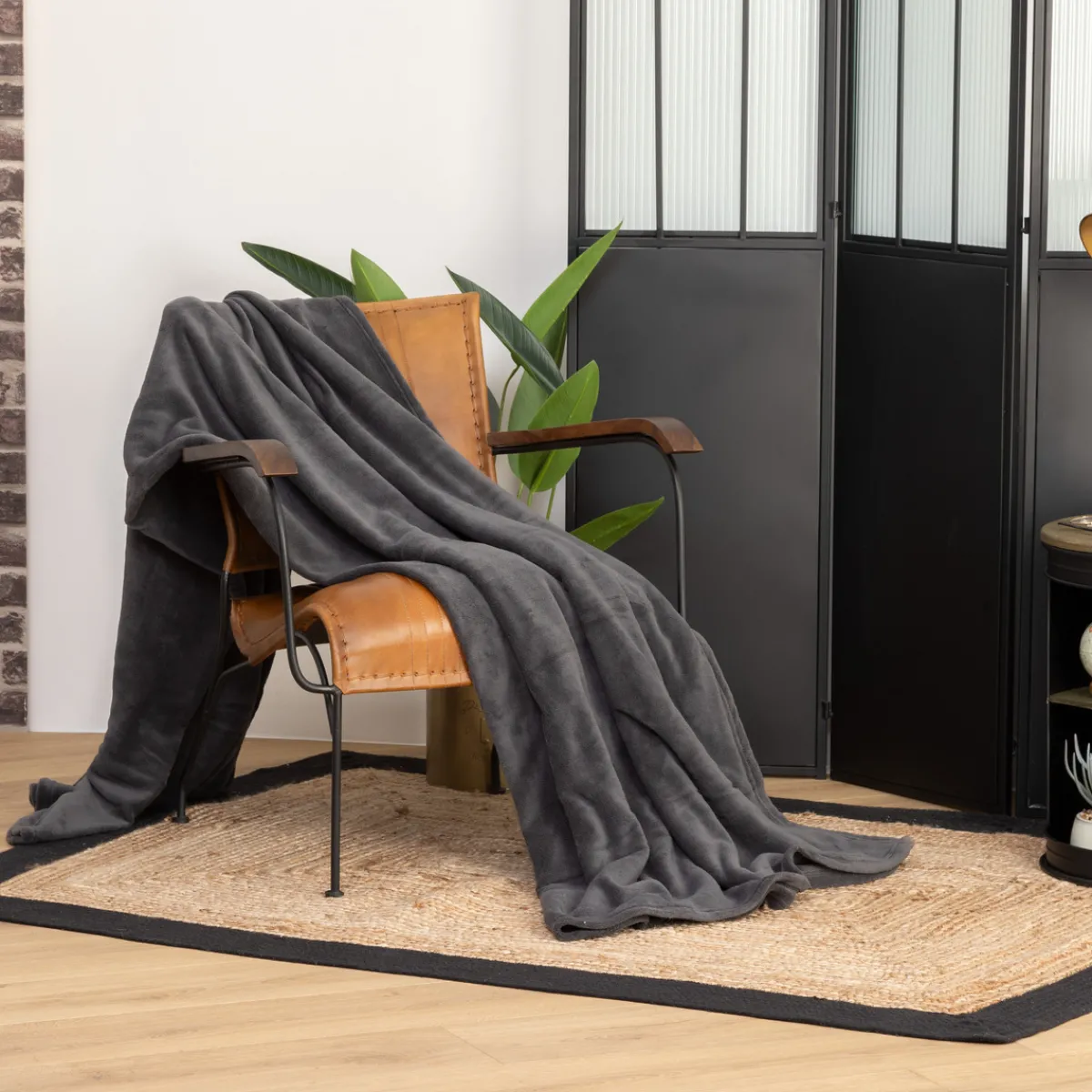 Plaid microfibre*ATMOSPHERA Hot