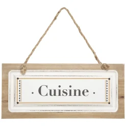 Plaque de porte bois*ATMOSPHERA Outlet