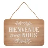 Plaque de porte bois "Krystel"*ATMOSPHERA Clearance