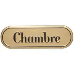 Plaque de porte métal "Becky"*ATMOSPHERA New