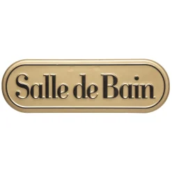 Plaque de porte métal 