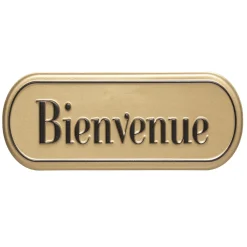 Plaque de porte métal 