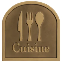 Plaque porte métal "Mattia"*ATMOSPHERA