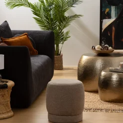 Pouf bouclette "Amea"*ATMOSPHERA Discount