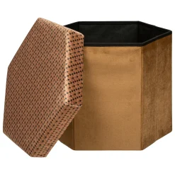 Pouf pliant hexagonal "Jiling"*ATMOSPHERA Sale