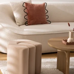 Pouf velours "Bolan"*ATMOSPHERA Sale