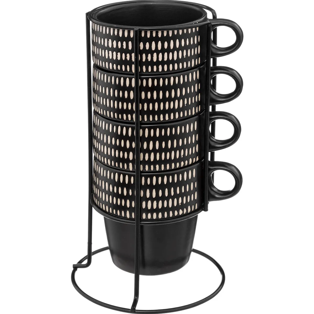 Rack 4 mugs "Ethnikaa"*ATMOSPHERA Discount