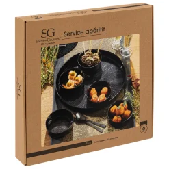 Service apéritif 6 pièces 