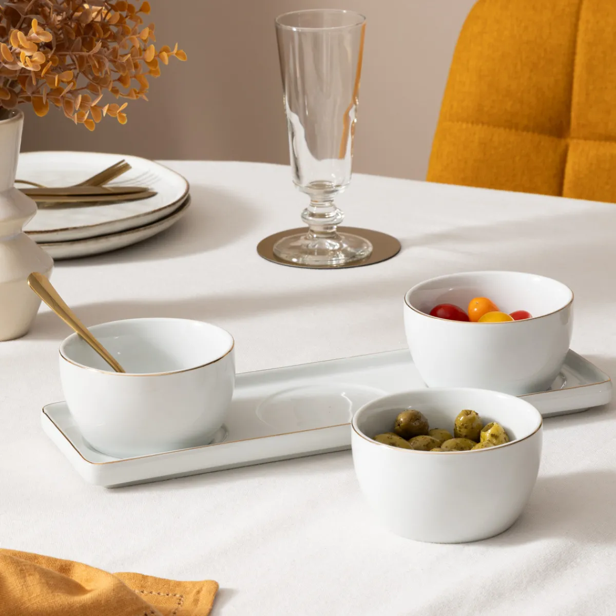 Set apéritif 4 pièces "Arya"*ATMOSPHERA Outlet