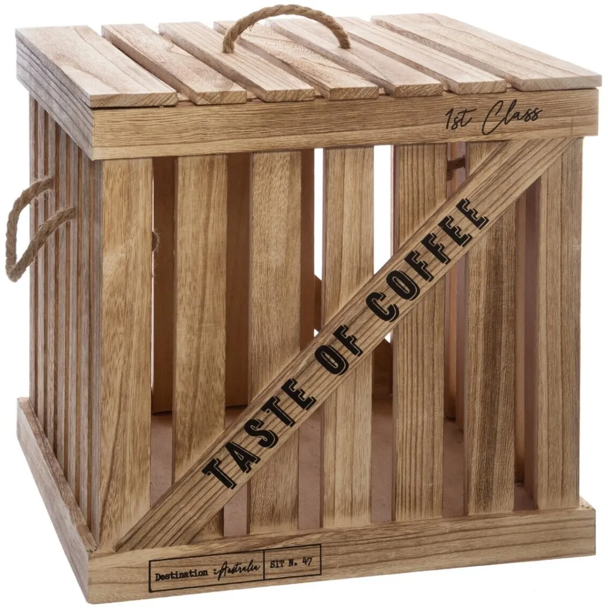 Set de 3 boîtes cagettes "Colonial"*ATMOSPHERA New