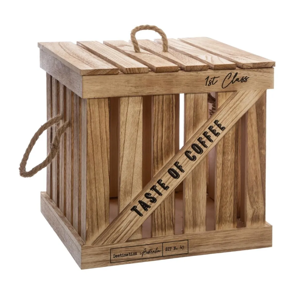 Set de 3 boîtes cagettes "Colonial"*ATMOSPHERA New