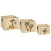 Set de 3 cagettes enfant "Jungle"*ATMOSPHERA Clearance