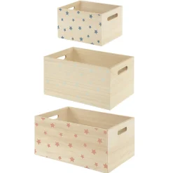 Set de 3 cagettes enfant "Étoile"*ATMOSPHERA Best