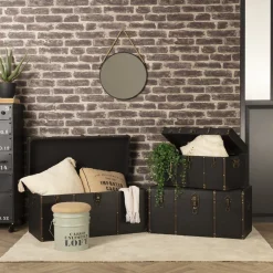 Set de 3 malles "British flower"*ATMOSPHERA Discount