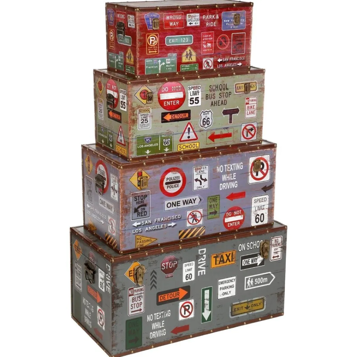 Set de 4 malles "City"*ATMOSPHERA