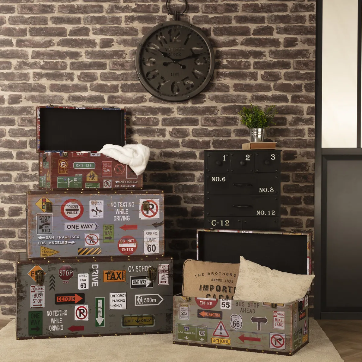 Set de 4 malles "City"*ATMOSPHERA