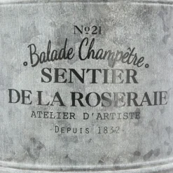 Set de 2 seaux métal*ATMOSPHERA