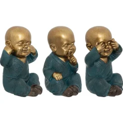 Set de 3 statuettes "Bouddha"*ATMOSPHERA