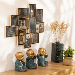 Set de 3 statuettes "Bouddha"*ATMOSPHERA