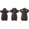 Set de 3 statuettes "Singes sagesse"*ATMOSPHERA New