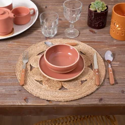 Set de table ajouré "Pia", jute*ATMOSPHERA