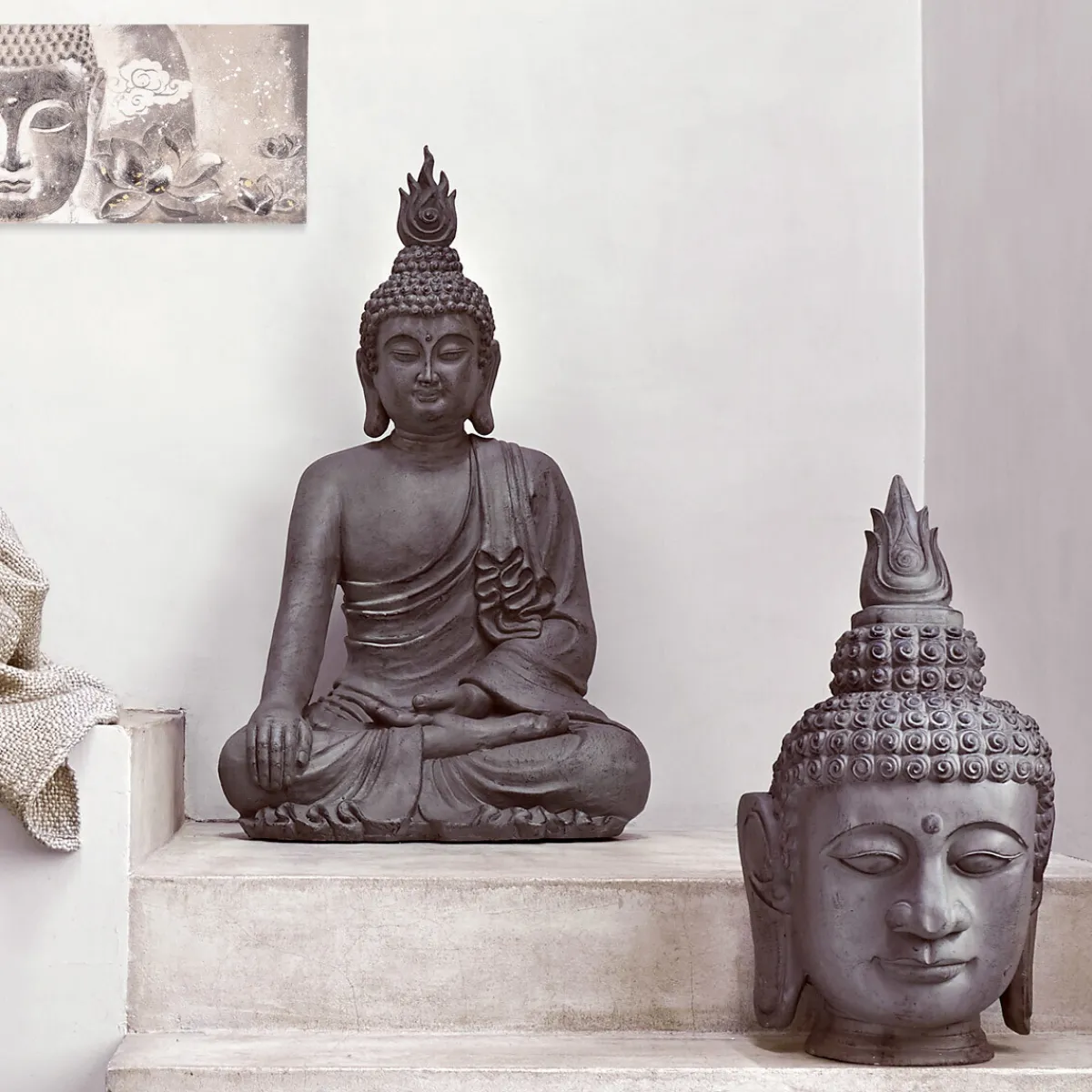 Statuette "Bouddha" assis*ATMOSPHERA