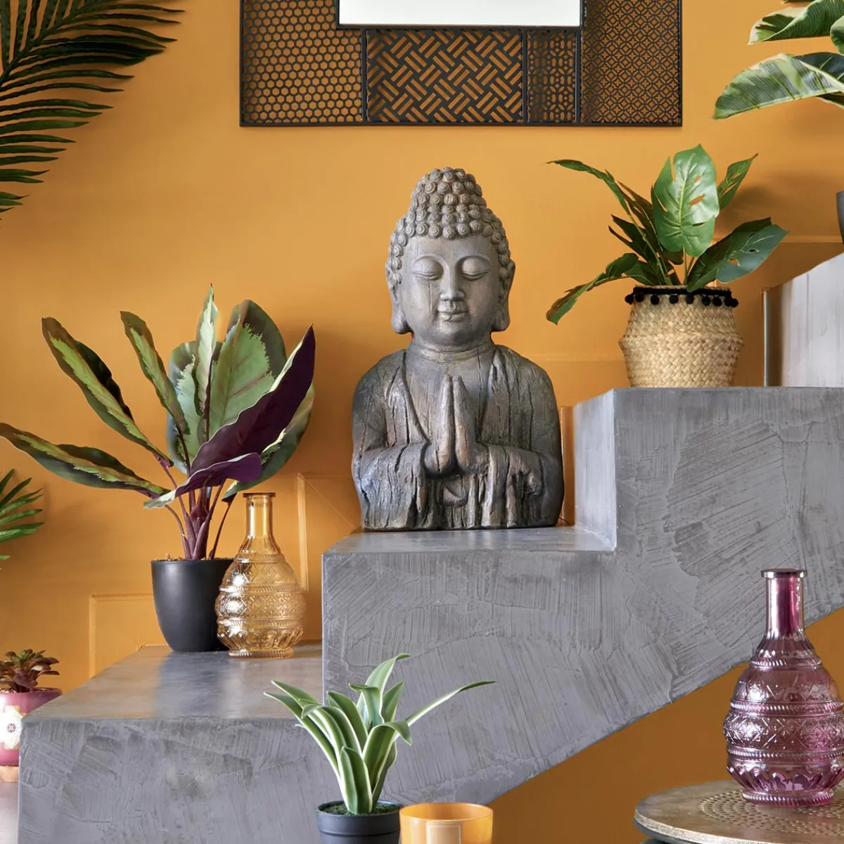 Statuette "Bouddha" buste*ATMOSPHERA Hot