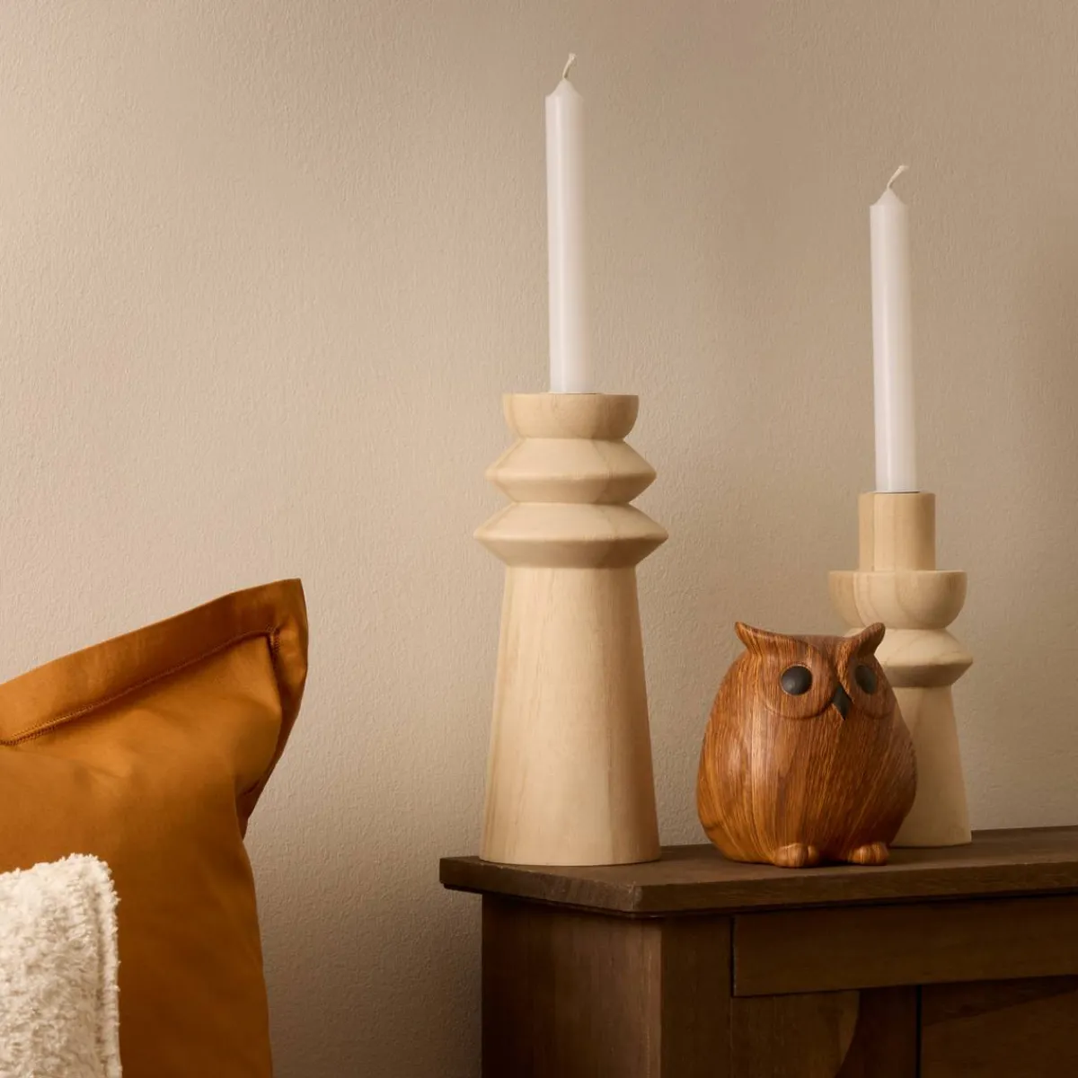 Statuette chouette "Automne"*ATMOSPHERA