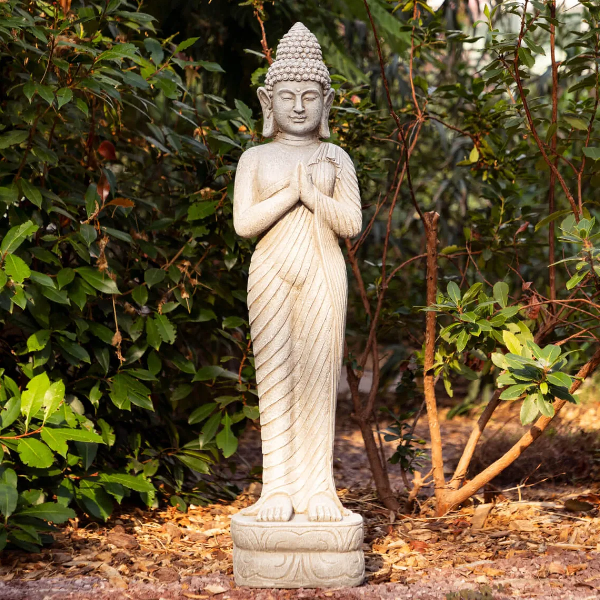 Statuette d'exterieur Bouddha "Sakin"*ATMOSPHERA Hot