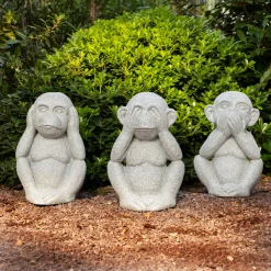 Statuette d'exterieur Singe "Sohel"*ATMOSPHERA