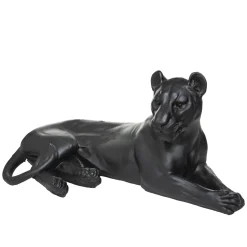 Statuette léopard couché*ATMOSPHERA Hot