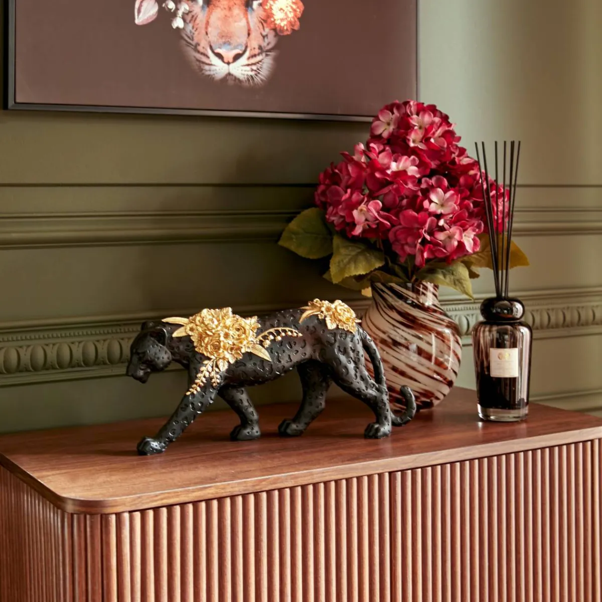 Statuette panthère "Belli"*ATMOSPHERA