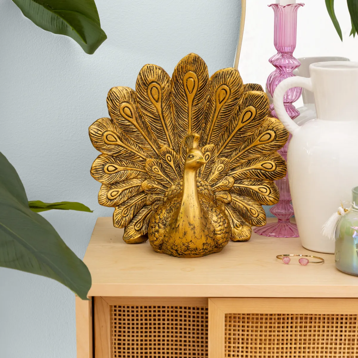 Statuette Paon "Wild"*ATMOSPHERA