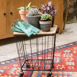 Table coffre "Jordi" à roulettes*ATMOSPHERA Outlet