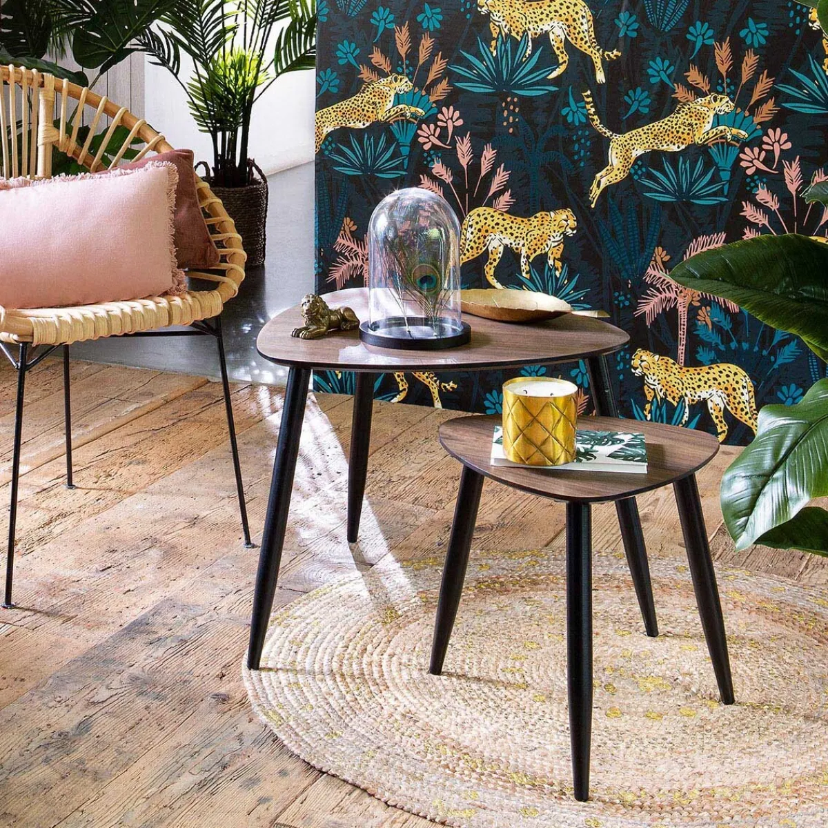 Tables à café gigognes "Mileo"*ATMOSPHERA Discount