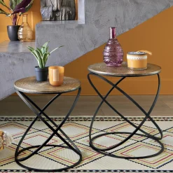 Tables gigognes "Etnik"*ATMOSPHERA Sale