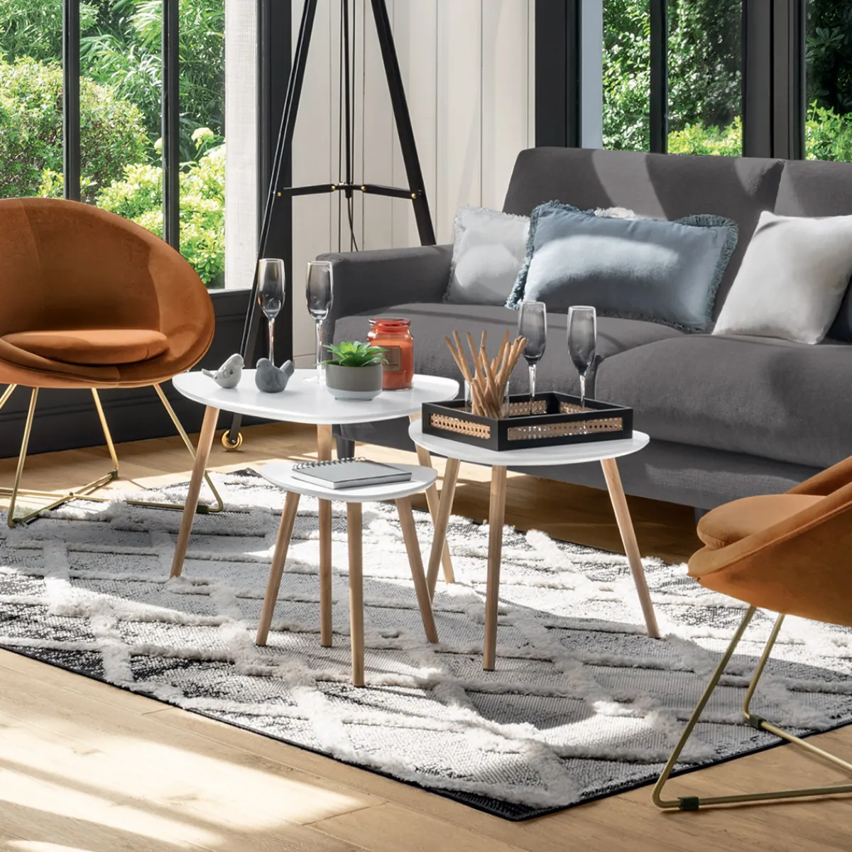 Tables gigognes "Mileo"*ATMOSPHERA Outlet