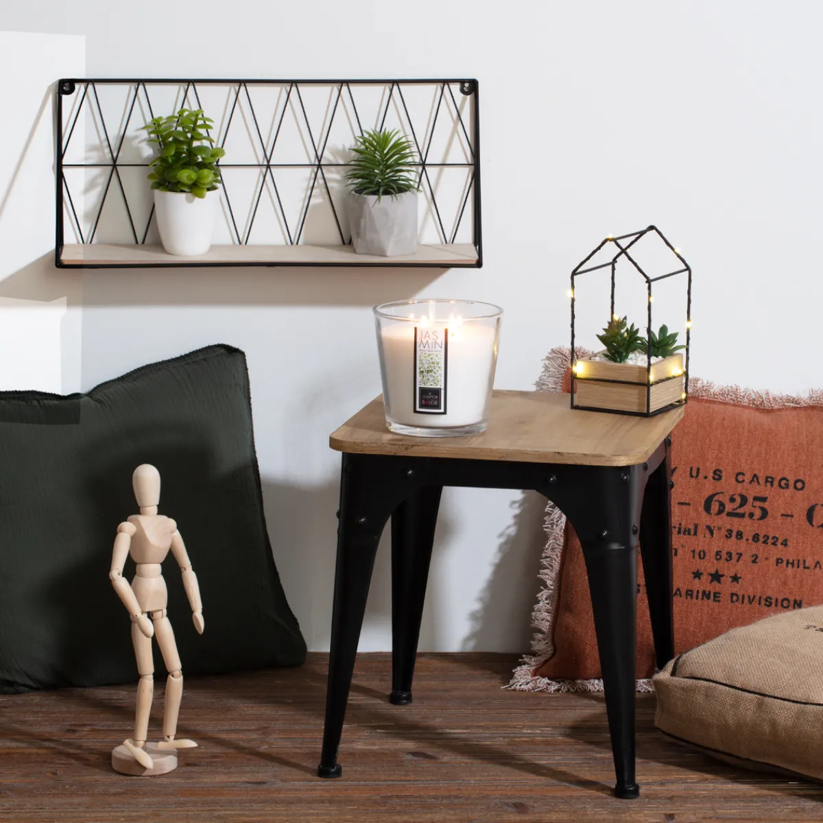 Étagère murale métal filaire "Anna"*ATMOSPHERA Sale