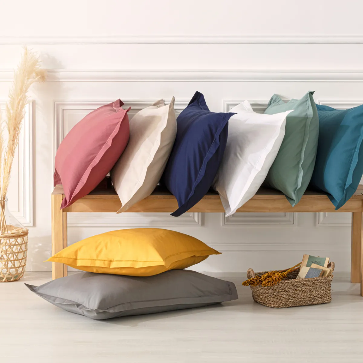 Taie d'oreiller, coton*ATMOSPHERA Discount