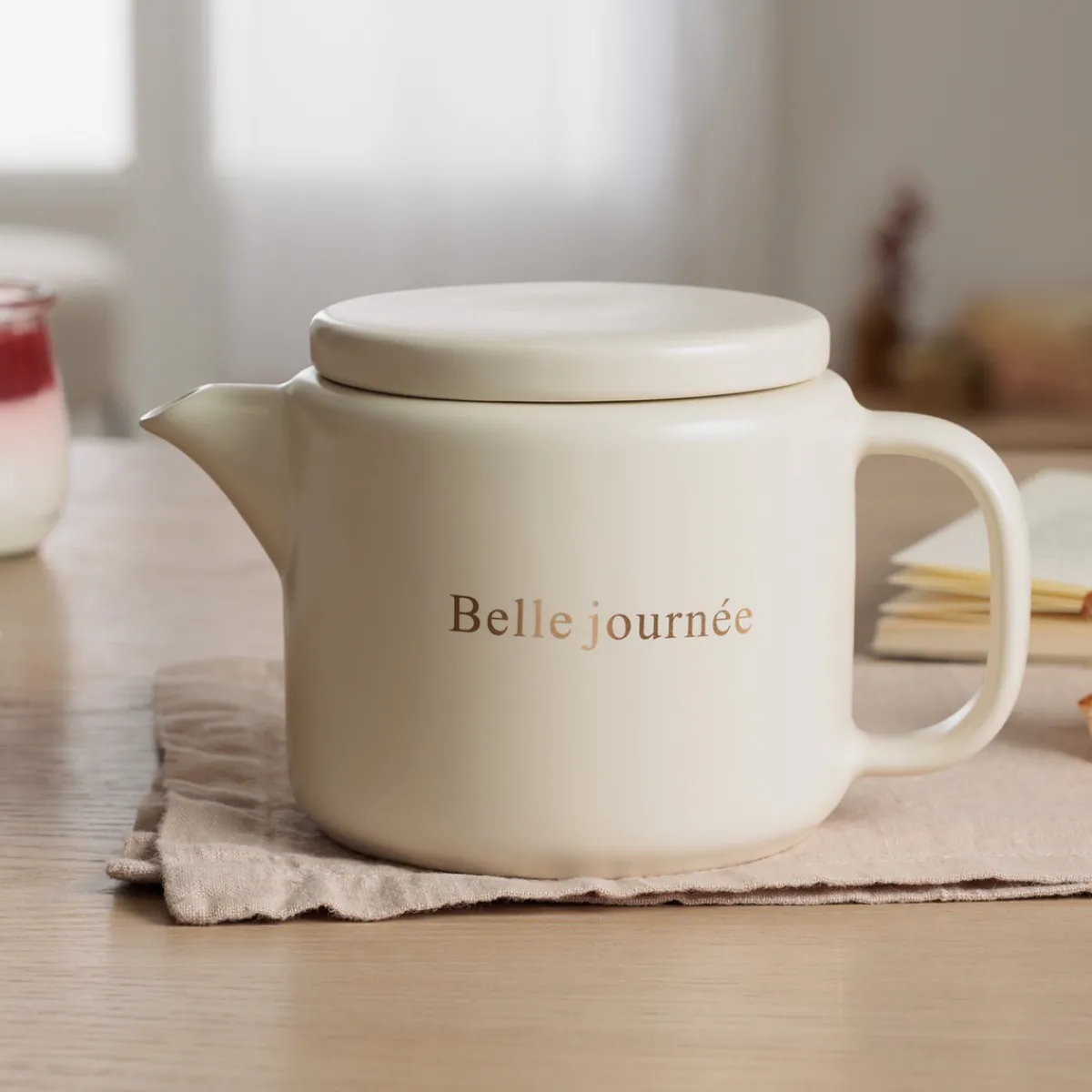 Théière "Bonne journée"*ATMOSPHERA Discount