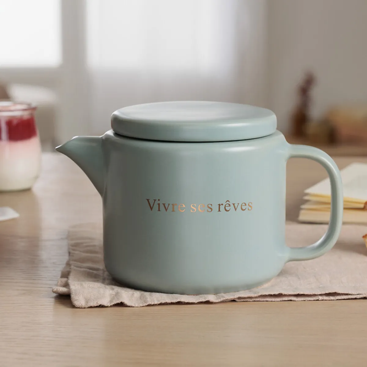 Théière "Bonne journée"*ATMOSPHERA Discount