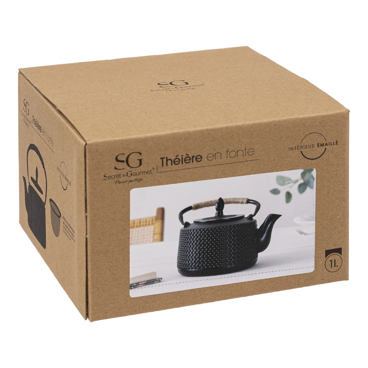 Théière en fonte "Flora"*ATMOSPHERA