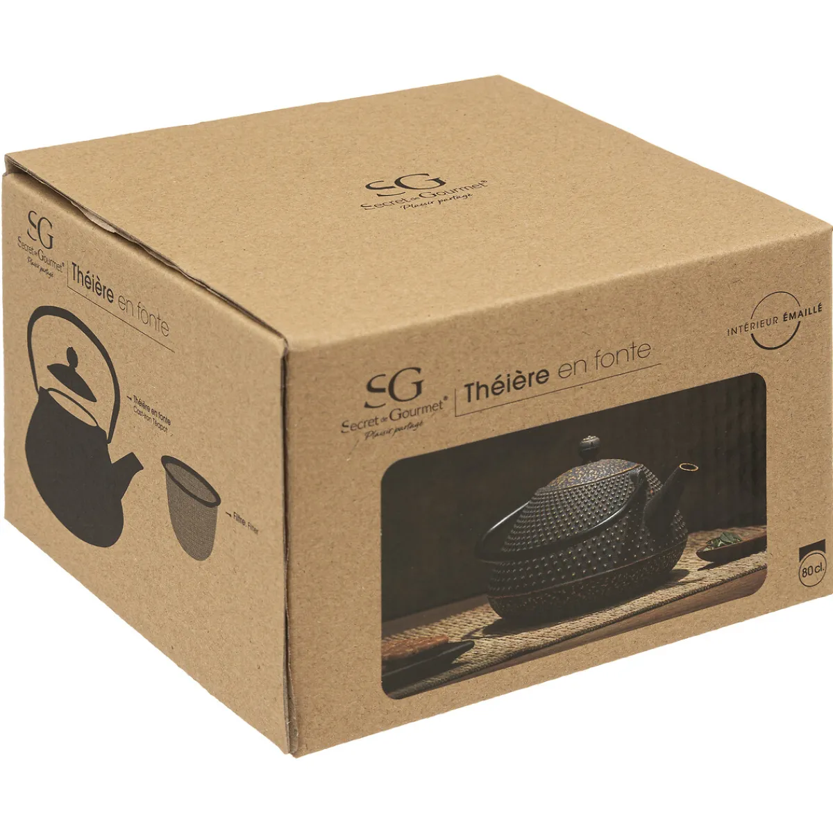 Théière en fonte "Terre d'Oasis"*ATMOSPHERA Hot