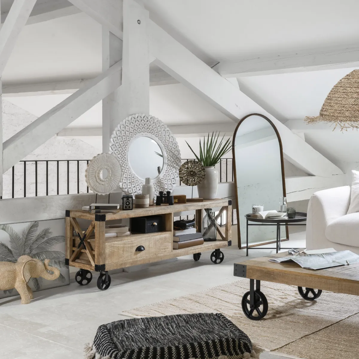 Toile brodée "Tayma"*ATMOSPHERA Best