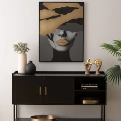 Toile imprimée encadrée "Anaelle"*ATMOSPHERA Sale